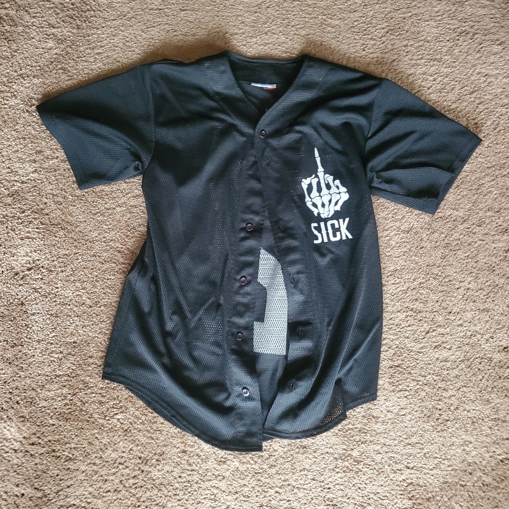 Jersey button up